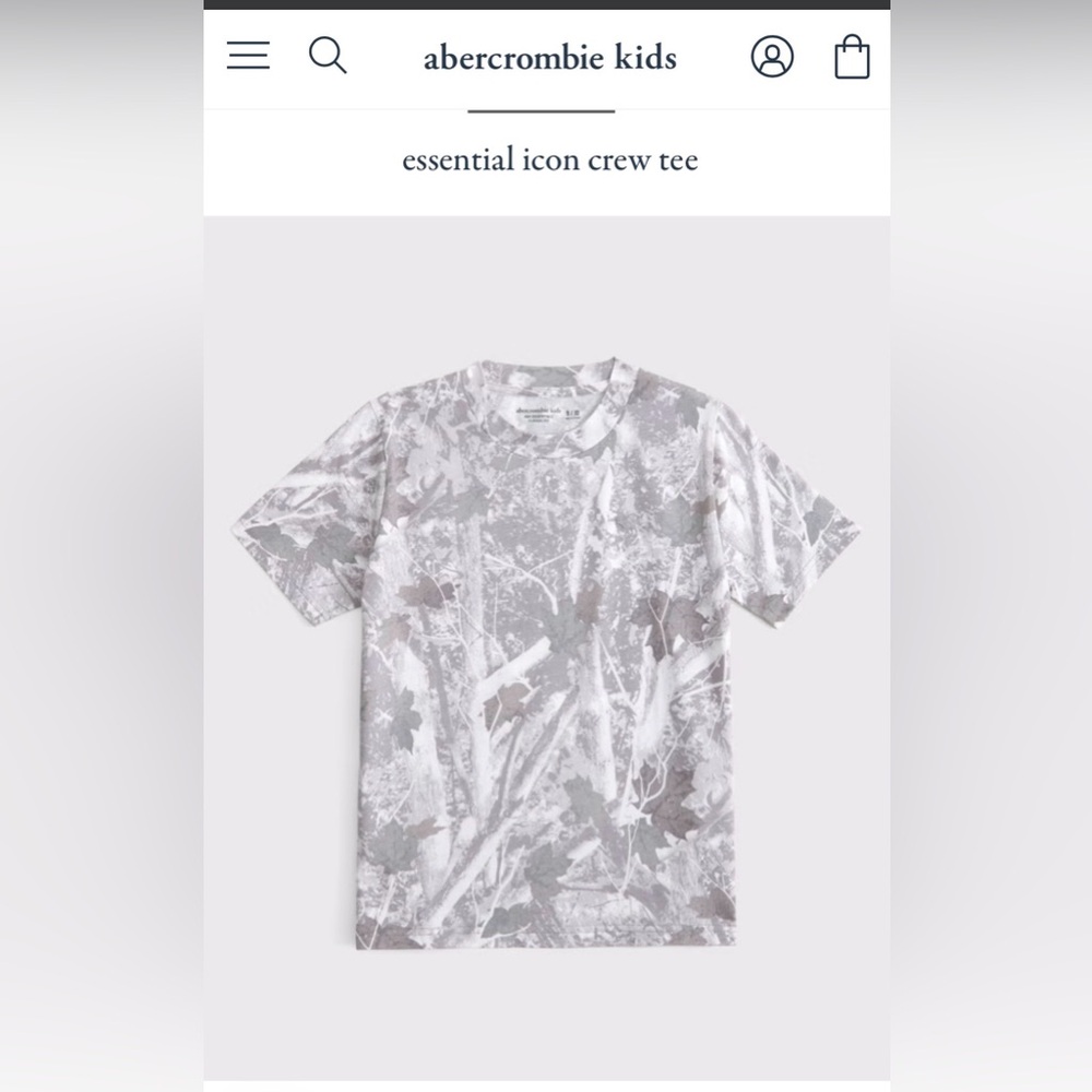 Abercrombie Kids Essentials Classic Fit Tee